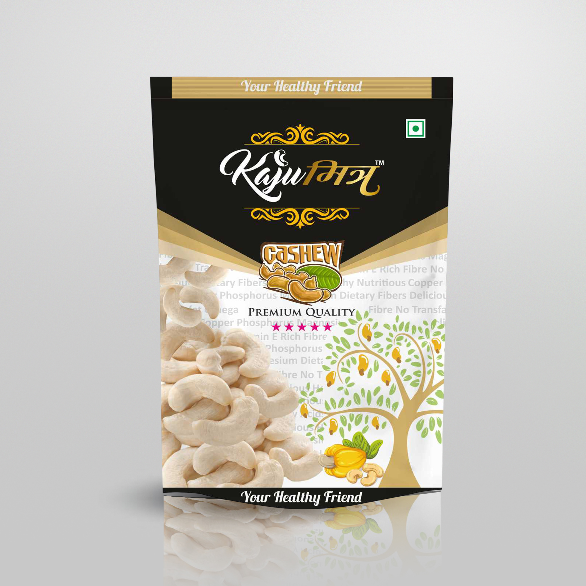 5star whole cashew 5 Star Whole Cashews 200gm - Image 1