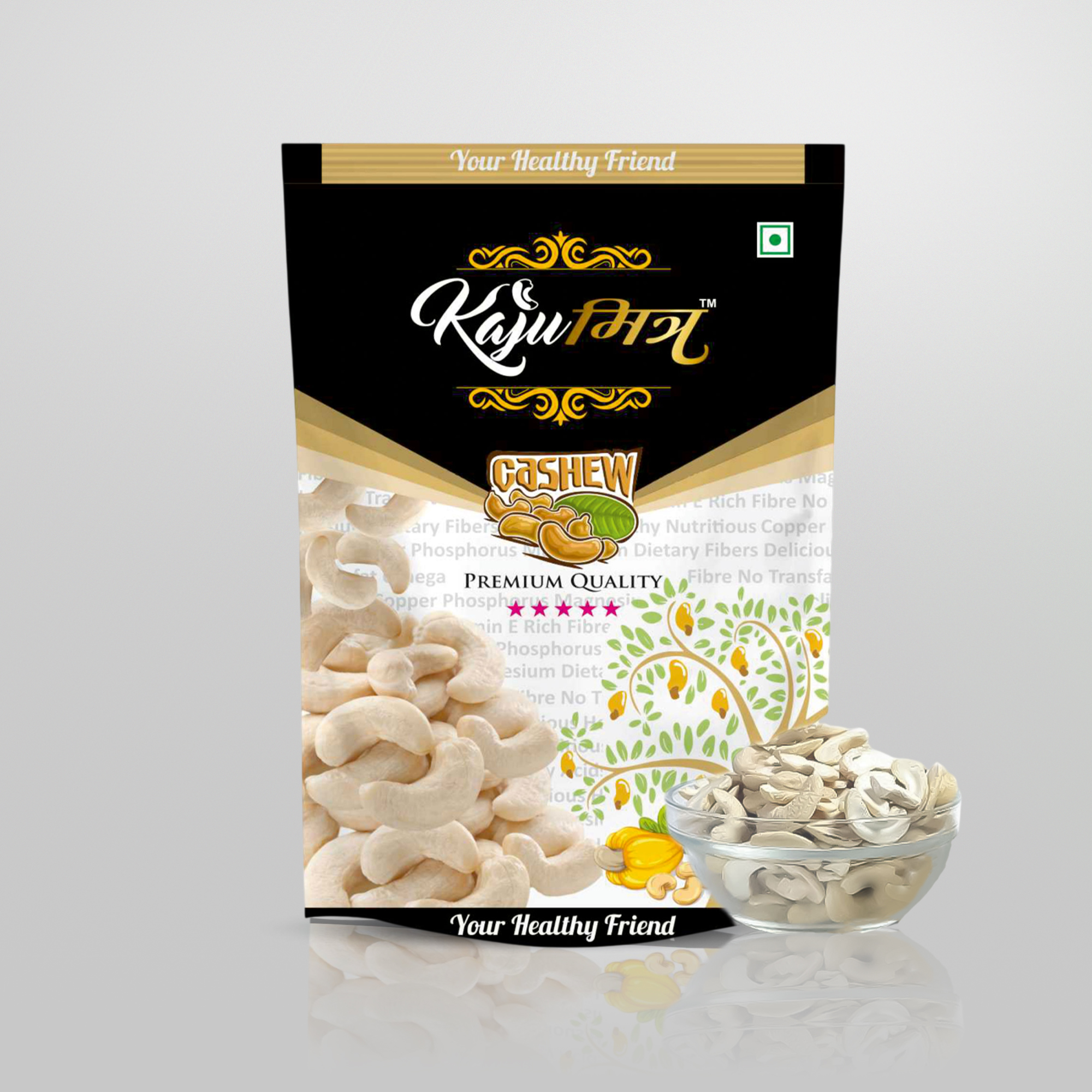 5starbrok 5 Star (2pcs) Broken Cashews 200gm - Image 1