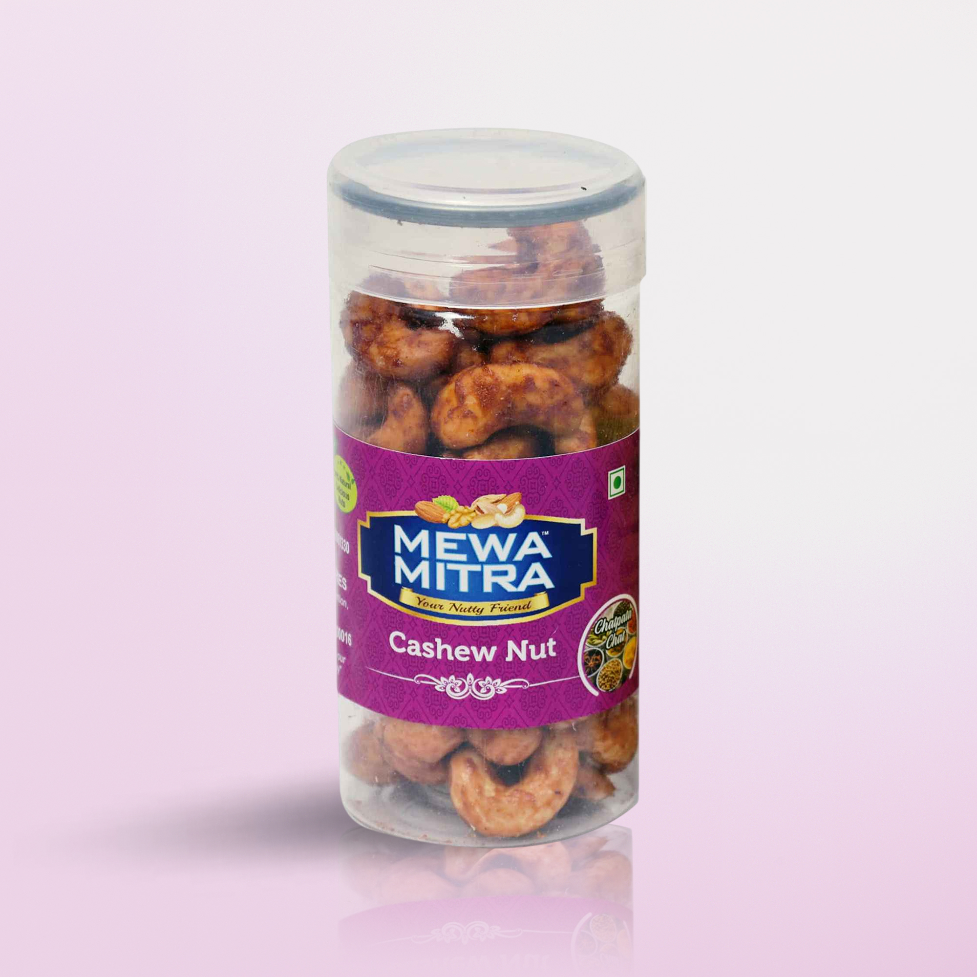 chatpatachashew2 Flavoured Cashew Chatpata Chat 100gm - Image 1