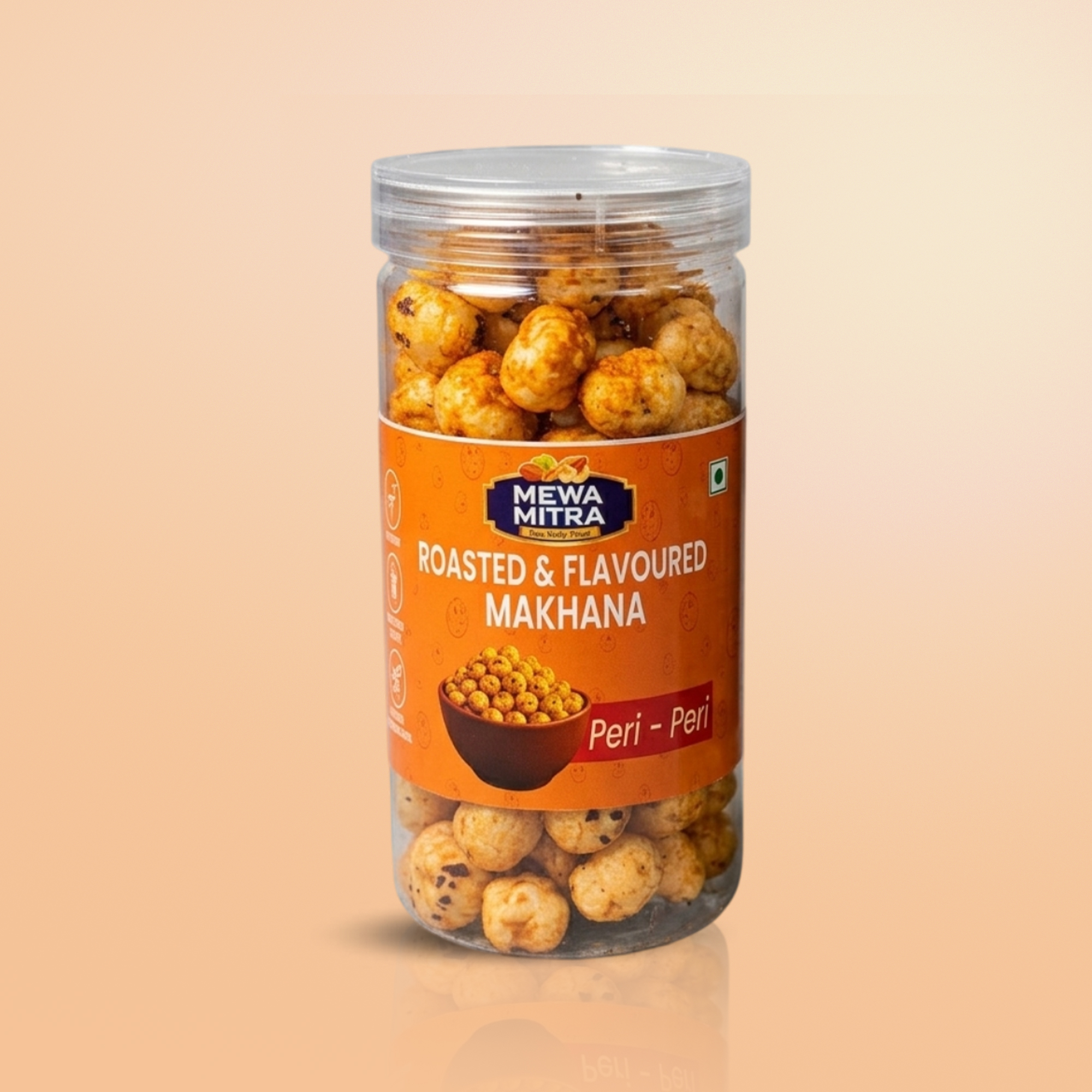 makhanaperi Makhana Roasted & Flavoured (Peri-Peri) - Image 1