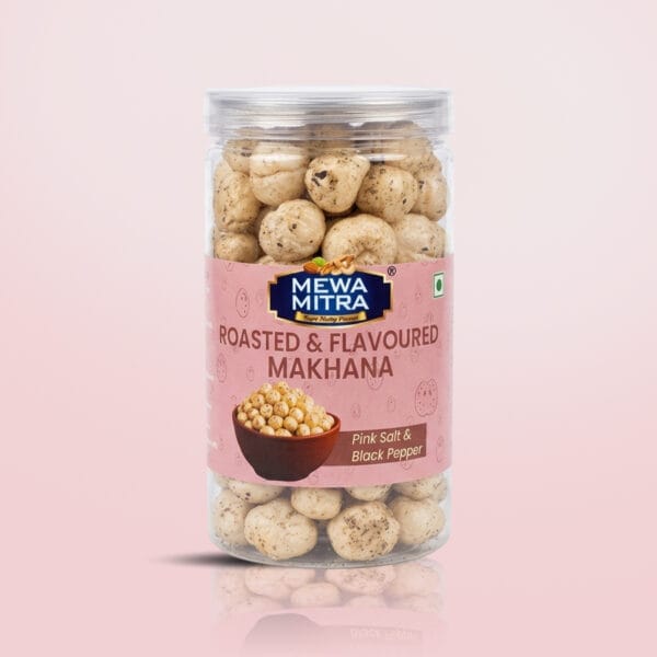 Mewa Mitra Makhana Roasted & Flavoured ( Pink Salt & Black Pepper) – photo 1