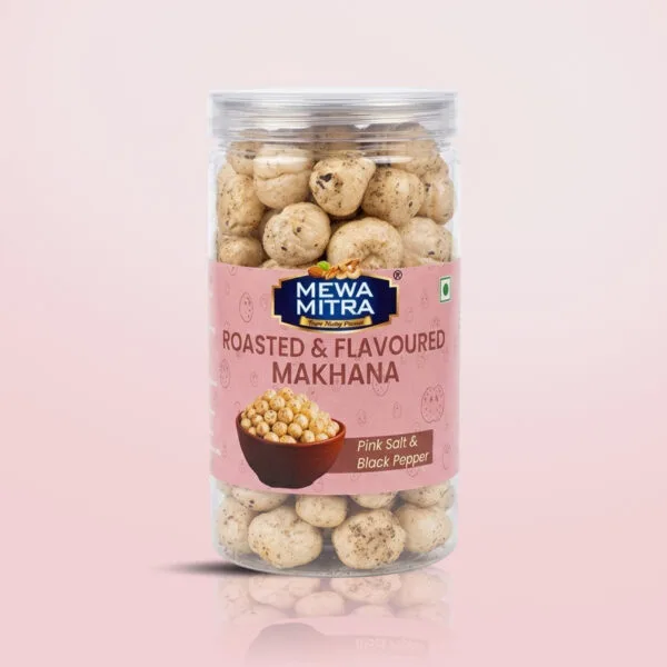 Makhana Roasted & Flavoured ( Pink Salt & Black Pepper)