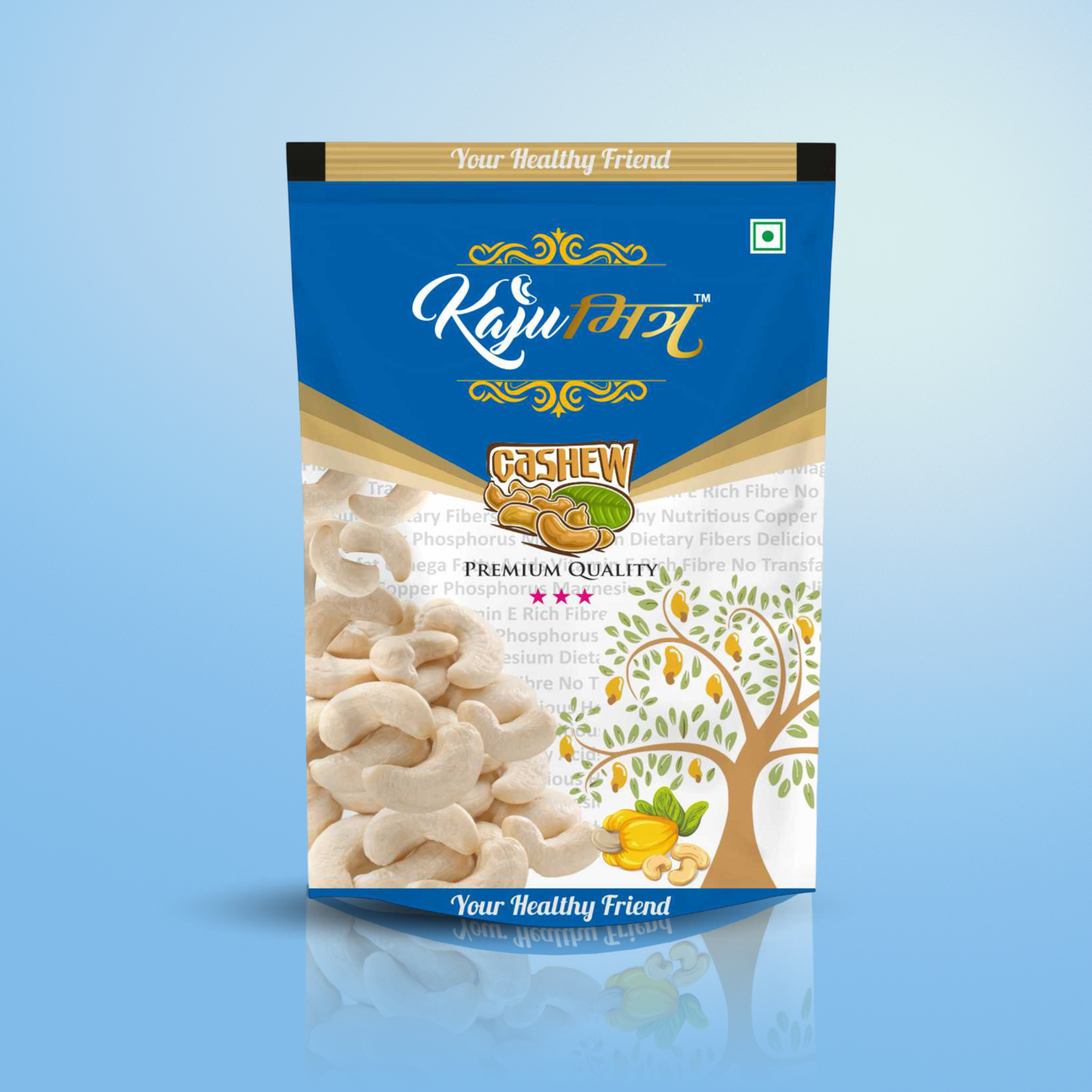 skybluewholecashew 3 Star Whole Cashews 200gm - Image 1