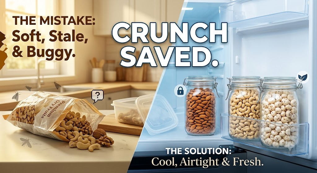 how to store dry fruits